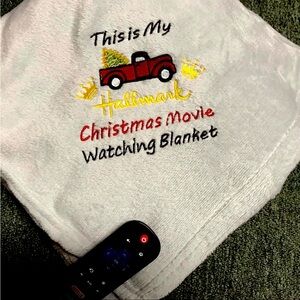 This is my Hallmark Movie Watching Blanket - NEW!!